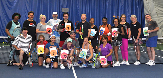 group photo MCTA and Tennis WinWin Monster Smash Tennis Social 2019