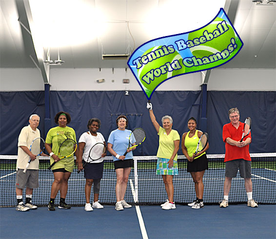 photo of competition winners mcta tennis winwin Welcome Summer tennis social