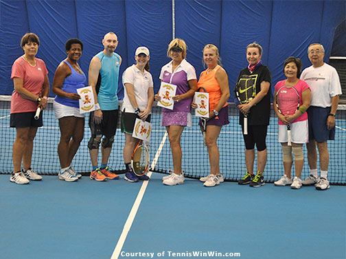 group photo mcta and tennis winwin Welcome Fall tennis social and league launch 2015