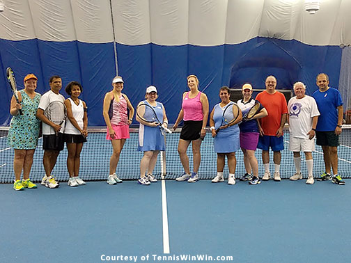 group photo mcta and tennis winwin Welcome Fall tennis social and league launch 2016