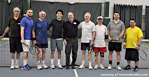 group-photo-Tommy's Team Tennis and Tennis WinWin Men's Tournament 2014