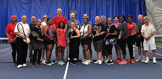 group photo mcta and tennis winwin sweet spot tennis social