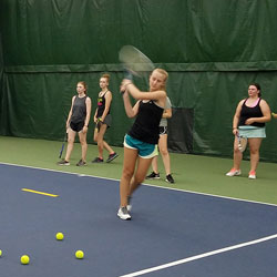 photo mcta and tennis winwin 2017 team up girls high school tennis boot camp