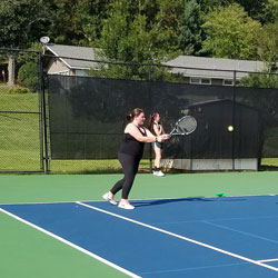 photo mcta and tennis winwin 2017 team up girls high school tennis boot camp