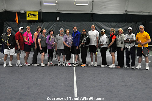 group photo mcta tennis winwin league launch tennis event spring 2015