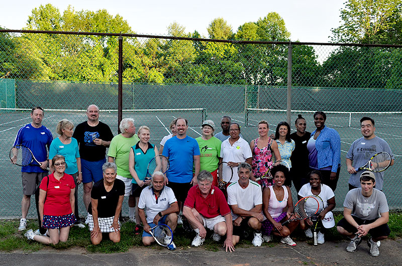 group photo mcta and tennis winwin Welcome Summer tennis social 2017