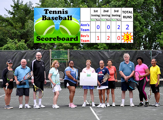 photo of competition winners mcta tennis winwin Welcome Summer tennis social