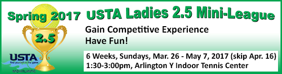 banner for usta tennis winwin 2.5-women's mini-league fall 2016