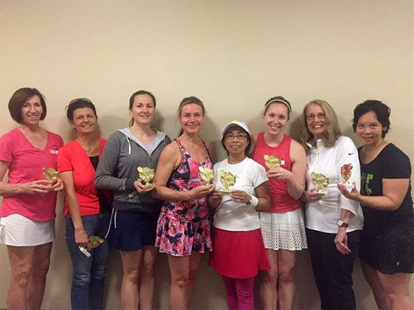 photo of champions of usta tennis winwin 2.5-women's mini-league spring 2017