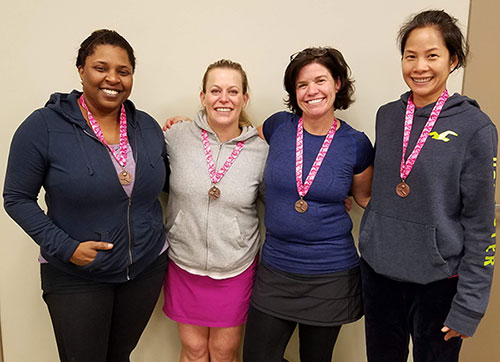 fall 2019 Team Champion for MCTA and Tennis WinWin Wheaton Shots and Ladders League